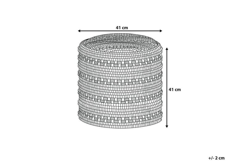 Guntur Sittpuff 41 cm - Vit - Möbler - Vardagsrum - Stolar & sittmöbler - Sittpuff