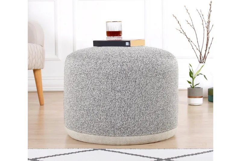 Harrodsburg Sittpuff 51 cm - Grå - Möbler - Vardagsrum - Stolar & sittmöbler - Sittpuff