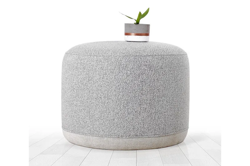 Harrodsburg Sittpuff 51 cm, Ljusgrå