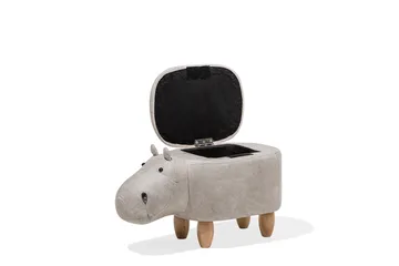 Hippo Sittpuff 32 cm - Grå - Möbler - Vardagsrum - Stolar & sittmöbler - Sittpuff