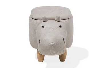 Hippo Sittpuff 32 cm - Grå - Möbler - Vardagsrum - Stolar & sittmöbler - Sittpuff