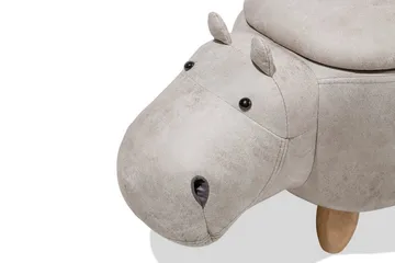 Hippo Sittpuff 32 cm - Grå - Möbler - Vardagsrum - Stolar & sittmöbler - Sittpuff