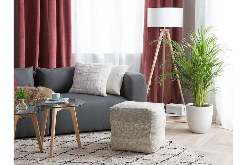 Hirri Sittpuff 40 cm - Grå - Möbler - Vardagsrum - Stolar & sittmöbler - Sittpuff