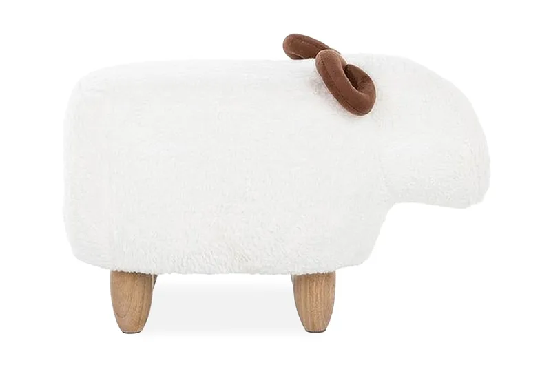 Kobara Sittpuff - Vit - Möbler - Vardagsrum - Stolar & sittmöbler - Sittpuff