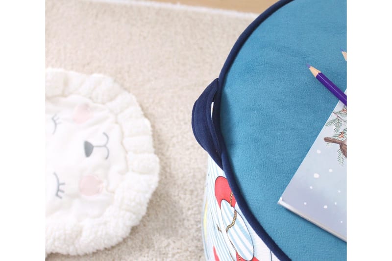 Lachine Barnsittpuff - Ljusblå/Vit - Möbler - Vardagsrum - Stolar & sittmöbler - Sittpuff