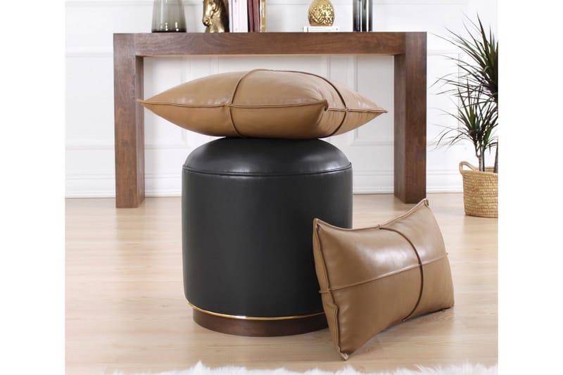 Lackawanna Sittpuff 42 cm - Antracit - Möbler - Vardagsrum - Stolar & sittmöbler - Sittpuff