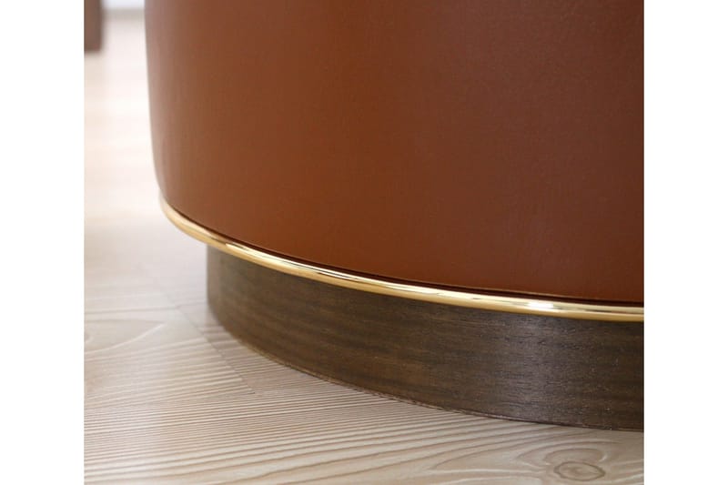 Lackawanna Sittpuff 42 cm - Brun - Möbler - Vardagsrum - Stolar & sittmöbler - Sittpuff