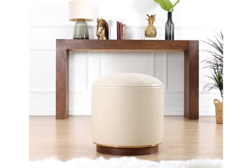 Lackawanna Sittpuff 42 cm - Ljusbeige - Möbler - Vardagsrum - Stolar & sittmöbler - Sittpuff