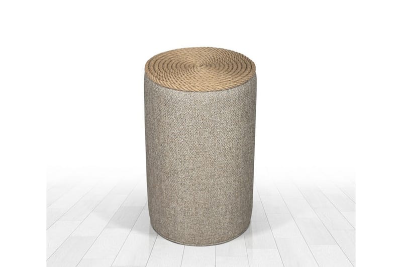Larada Sittpuff 31 cm - Mörkbeige - Möbler - Vardagsrum - Stolar & sittmöbler - Sittpuff