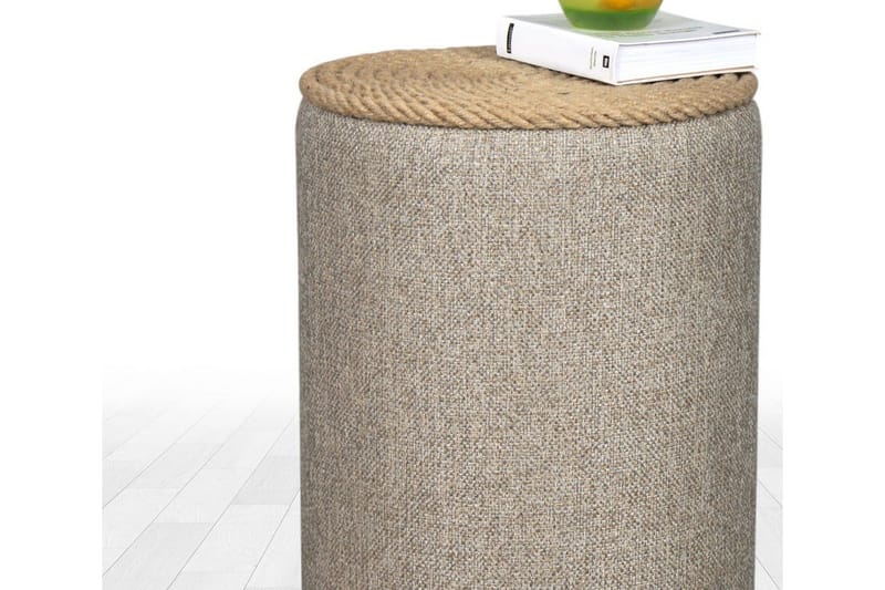 Larada Sittpuff 31 cm - Mörkbeige - Möbler - Vardagsrum - Stolar & sittmöbler - Sittpuff