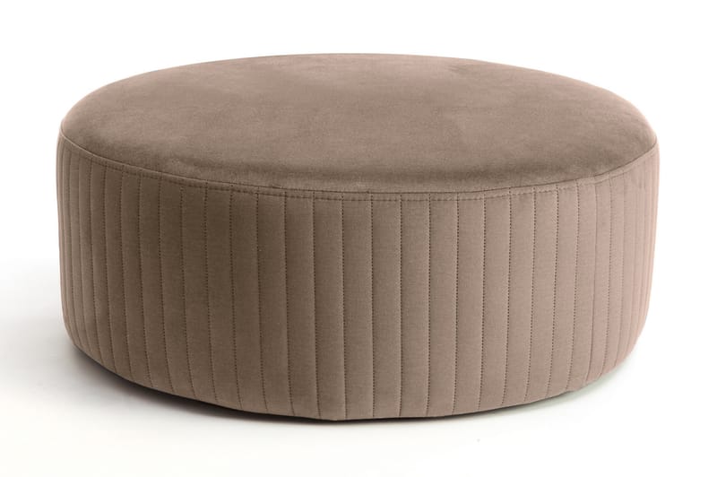 LASPUNA Sittpuff Rund Beige - Möbler - Vardagsrum - Stolar & sittmöbler - Sittpuff