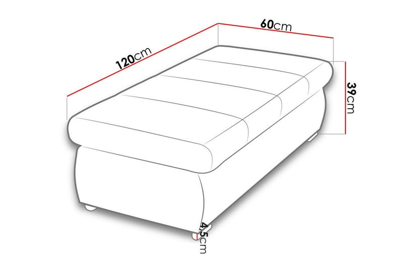 LEUAN Sittpuff Grå - Möbler - Vardagsrum - Stolar & sittmöbler - Sittpuff