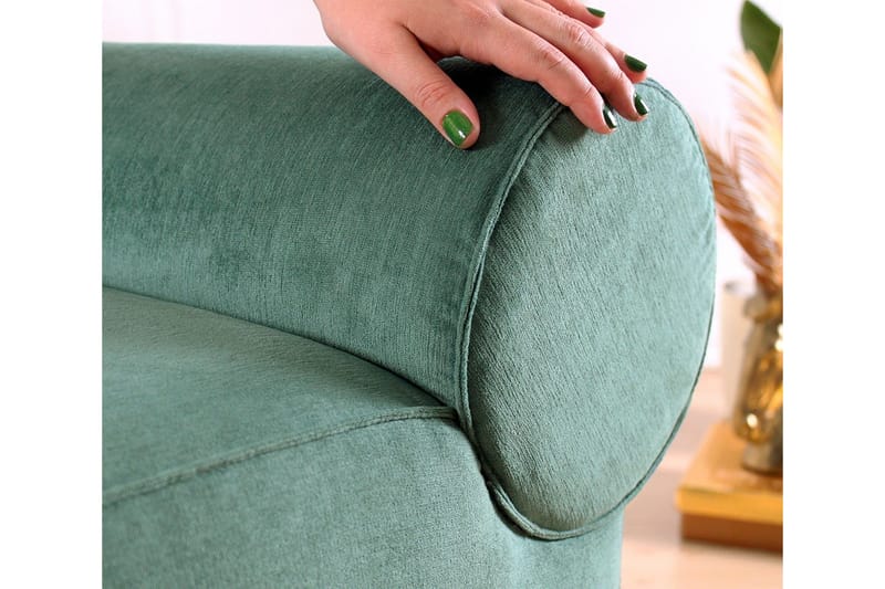 Linburg Sittpuff 45 cm - Green - Möbler - Vardagsrum - Stolar & sittmöbler - Sittpuff