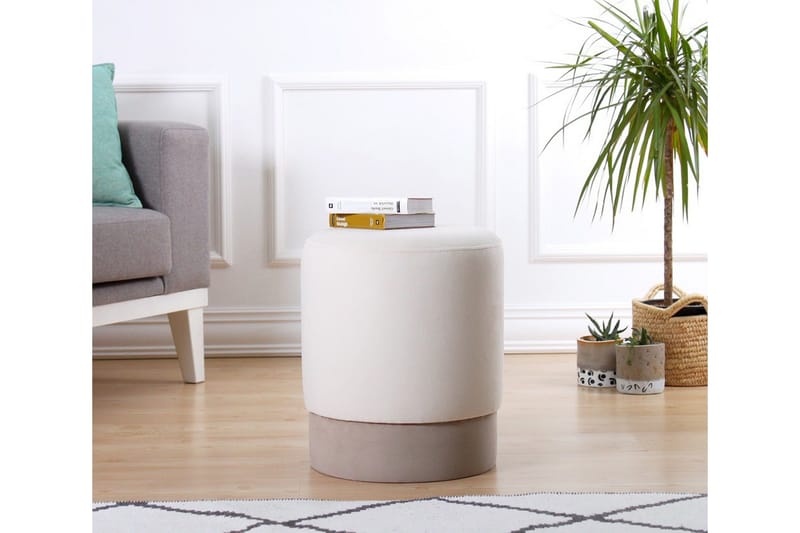 Lockport Sittpuff 38 cm, Beige