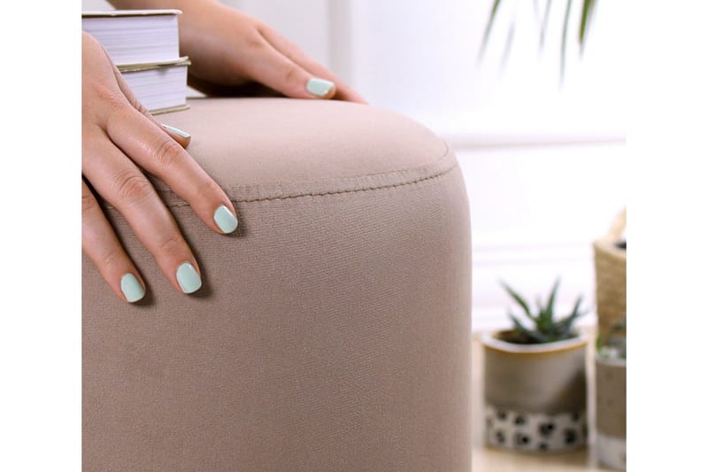 Lockport Sittpuff 38 cm - Brun - Möbler - Vardagsrum - Stolar & sittmöbler - Sittpuff