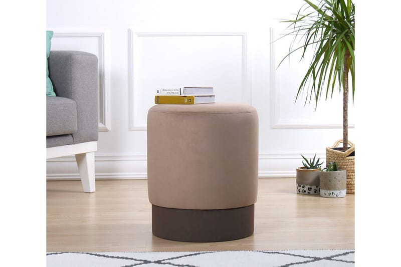 Lockport Sittpuff 38 cm - Brun - Möbler - Vardagsrum - Stolar & sittmöbler - Sittpuff