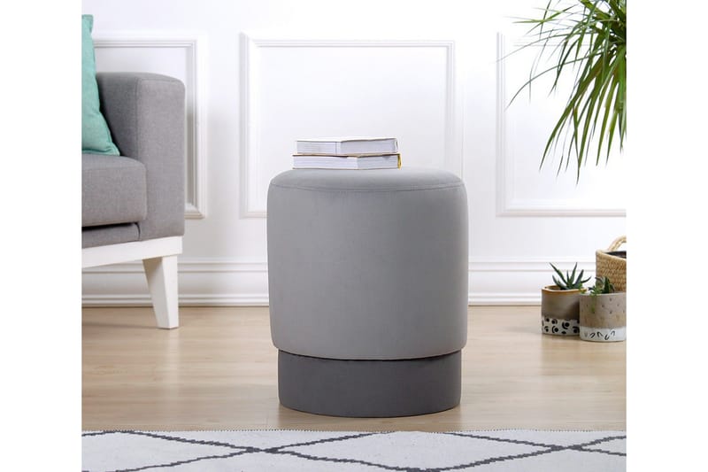 Lockport Sittpuff 38 cm - Grå - Möbler - Vardagsrum - Stolar & sittmöbler - Sittpuff