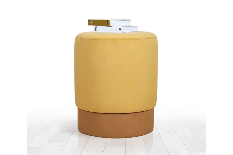 Lockport Sittpuff 38 cm, Gul