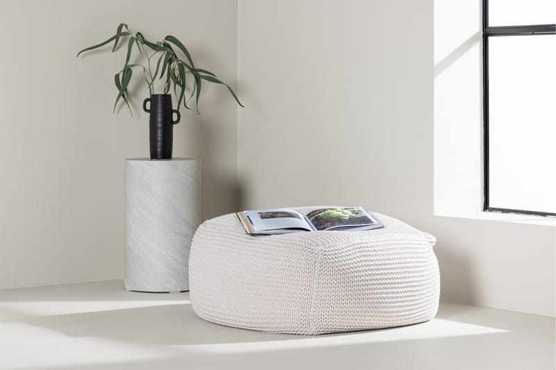 Luca Sittpuff - Cream - Möbler - Vardagsrum - Stolar & sittmöbler - Sittpuff