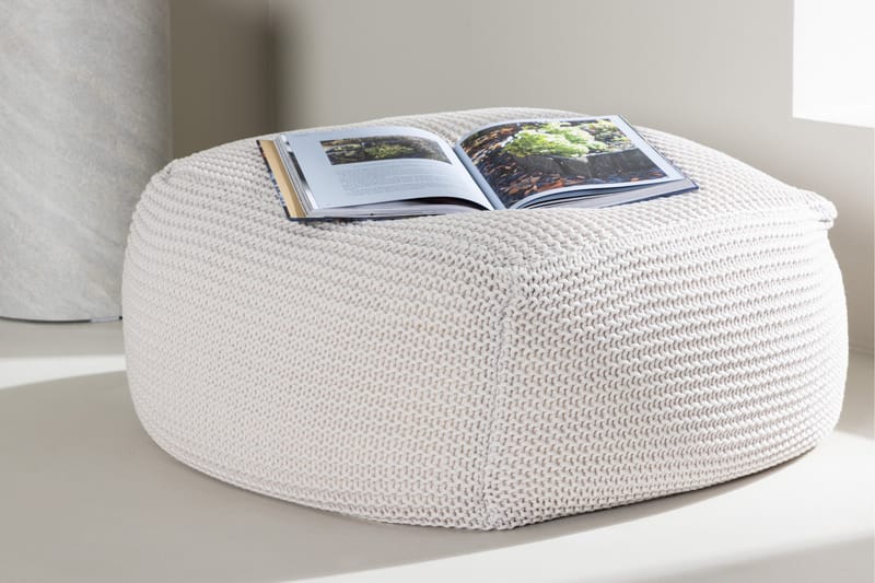 Luca Sittpuff - Cream - Möbler - Vardagsrum - Stolar & sittmöbler - Sittpuff