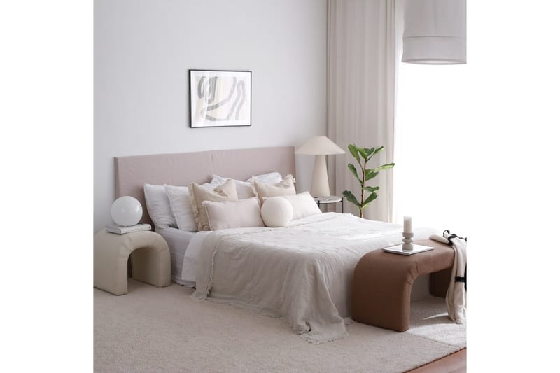 Manav Sittpuff 106 cm - Brun - Möbler - Vardagsrum - Stolar & sittmöbler - Sittpuff