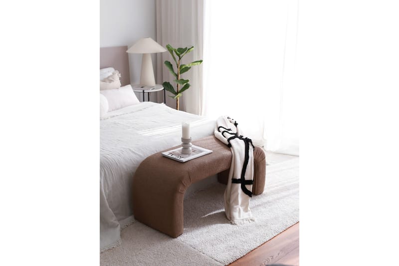 Manav Sittpuff 106 cm - Brun - Möbler - Vardagsrum - Stolar & sittmöbler - Sittpuff