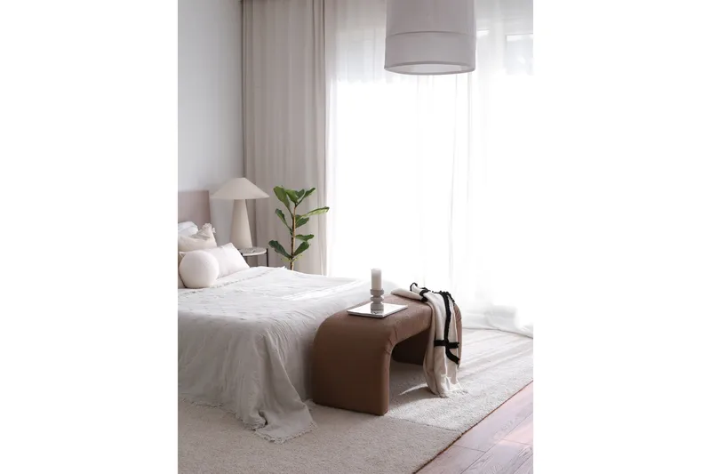 Manav Sittpuff 106 cm - Brun - Möbler - Vardagsrum - Stolar & sittmöbler - Sittpuff
