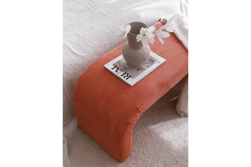 Manav Sittpuff 106 cm - Korall - Möbler - Vardagsrum - Stolar & sittmöbler - Sittpuff