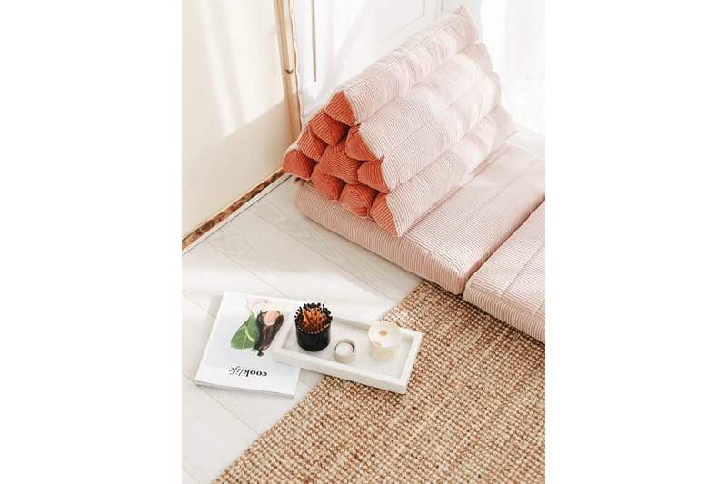 Mangeram Sittpuff 154 cm - Rosa - Möbler - Vardagsrum - Stolar & sittmöbler - Sittpuff