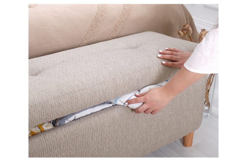 Mansi Sittpuff 100 cm - Beige - Möbler - Vardagsrum - Stolar & sittmöbler - Sittpuff