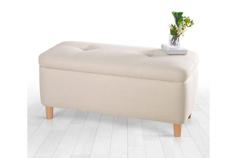 Mansi Sittpuff 100 cm - Cream - Möbler - Vardagsrum - Stolar & sittmöbler - Sittpuff