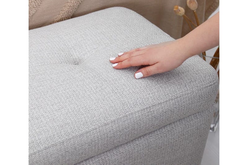 Mansi Sittpuff 100 cm - Ljusgrå - Möbler - Vardagsrum - Stolar & sittmöbler - Sittpuff