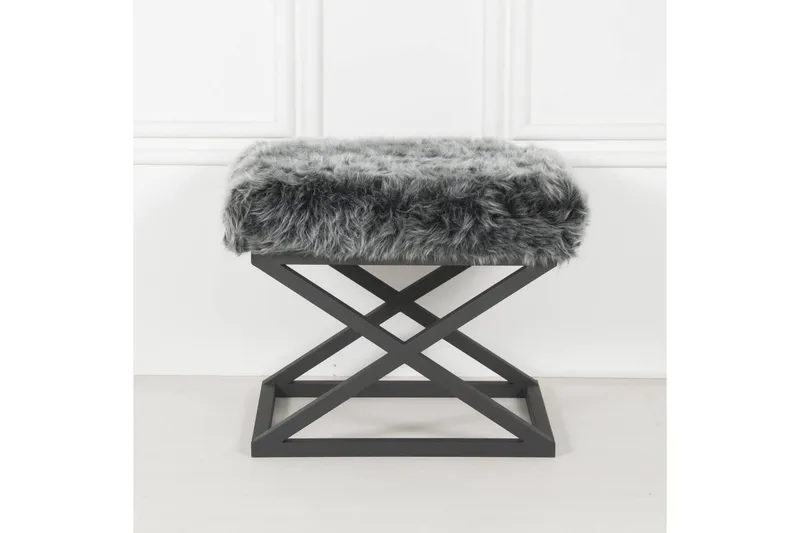 Mantu Sittpuff 50 cm - Mörkgrå - Möbler - Vardagsrum - Stolar & sittmöbler - Sittpuff