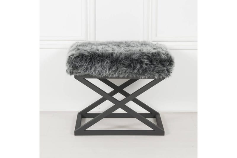 Mantu Sittpuff 50 cm - Mörkgrå - Möbler - Vardagsrum - Stolar & sittmöbler - Sittpuff