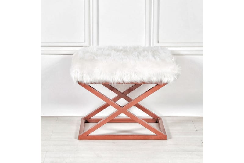 Mantu Sittpuff 50 cm Vit - Möbler - Vardagsrum - Stolar & sittmöbler - Sittpuff
