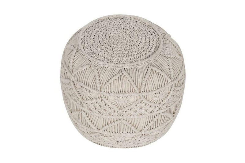 MAURELLO Sittpuff 40x40 cm Beige - Möbler - Vardagsrum - Stolar & sittmöbler - Sittpuff