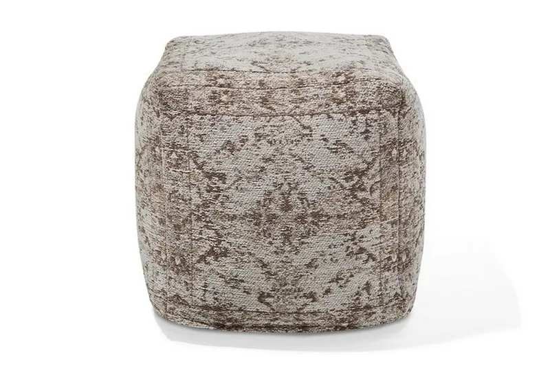 Meerut Sittpuff 42 cm, Brun