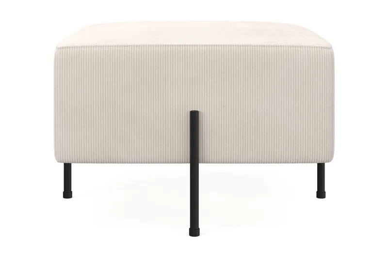 Menard Compact Sittpuff 60 cm Kvadratisk, Beige