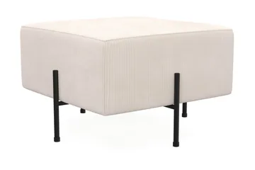 Menard Compact Sittpuff 60 cm Kvadratisk - Beige - Möbler - Vardagsrum - Stolar & sittmöbler - Sittpuff
