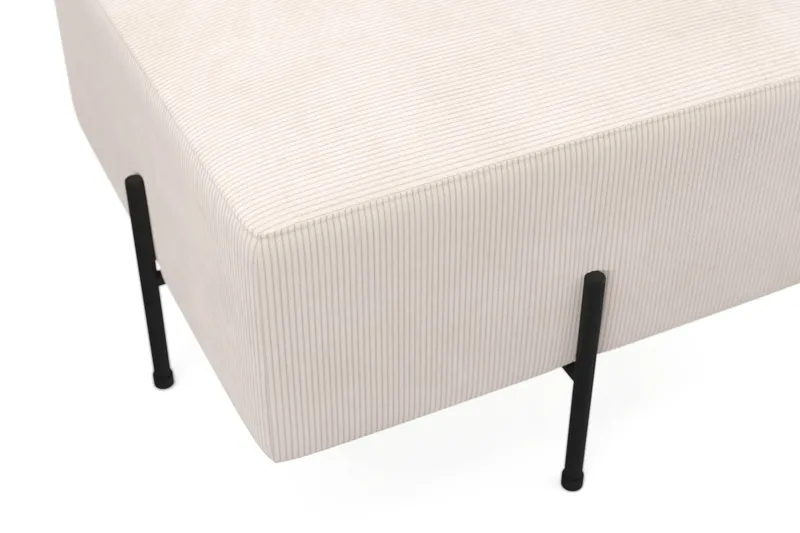 Menard Compact Sittpuff 60 cm Kvadratisk - Beige - Möbler - Vardagsrum - Stolar & sittmöbler - Sittpuff