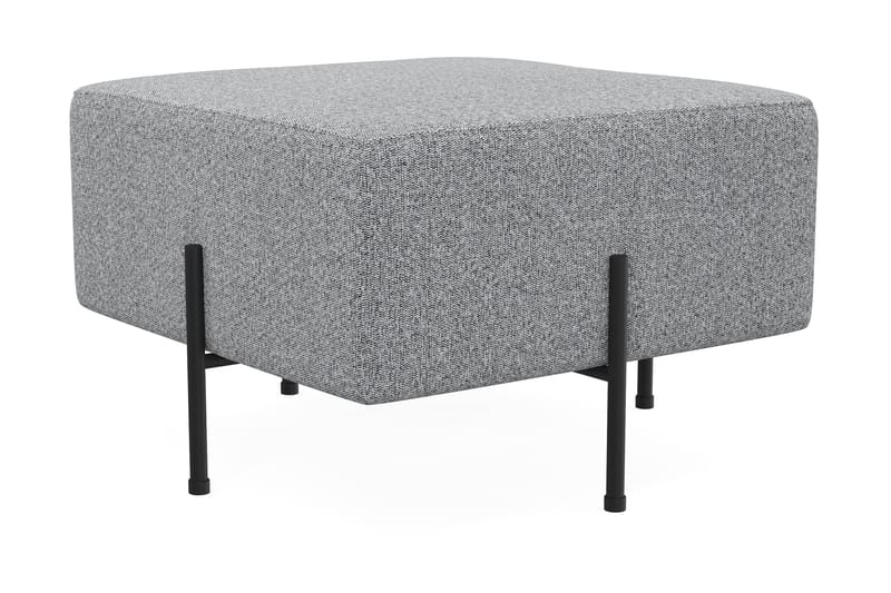 Menard Compact Sittpuff 60 cm Kvadratisk - Grå - Möbler - Vardagsrum - Stolar & sittmöbler - Sittpuff