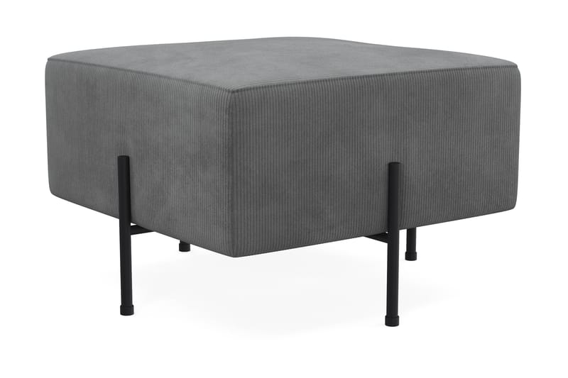 Menard Compact Sittpuff 60 cm Kvadratisk - Grå - Möbler - Vardagsrum - Stolar & sittmöbler - Sittpuff