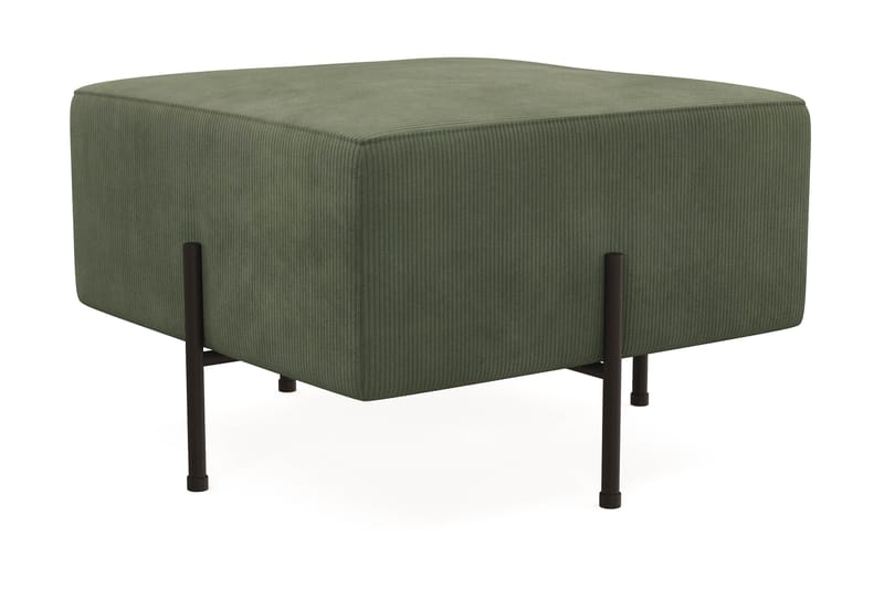 Menard Compact Sittpuff 60 cm Kvadratisk - Grön - Möbler - Vardagsrum - Stolar & sittmöbler - Sittpuff