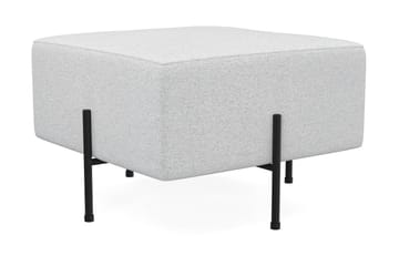 Menard Compact Sittpuff 60 cm Kvadratisk - Ljusgrå - Möbler - Vardagsrum - Stolar & sittmöbler - Sittpuff