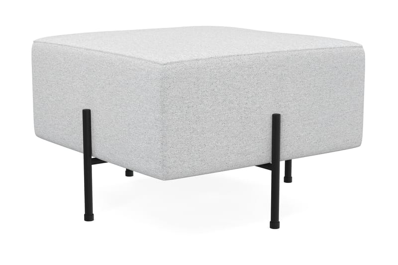 Menard Compact Sittpuff 60 cm Kvadratisk - Ljusgrå - Möbler - Vardagsrum - Stolar & sittmöbler - Sittpuff