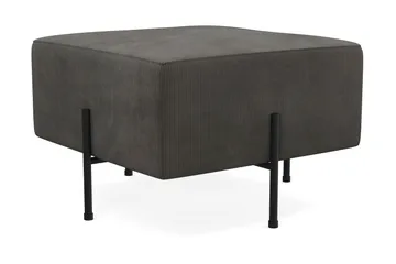Menard Compact Sittpuff 60 cm Kvadratisk - Mörkgrå - Möbler - Vardagsrum - Stolar & sittmöbler - Sittpuff