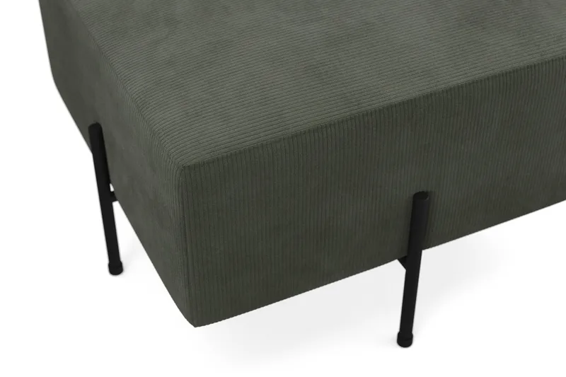 Menard Compact Sittpuff 60 cm Kvadratisk - Mörkgrön - Möbler - Vardagsrum - Stolar & sittmöbler - Sittpuff