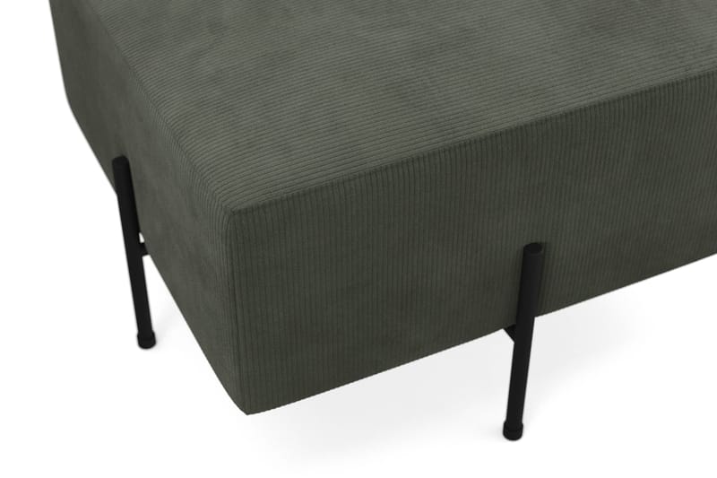 Menard Compact Sittpuff 60 cm Kvadratisk - Mörkgrön - Möbler - Vardagsrum - Stolar & sittmöbler - Sittpuff