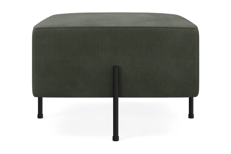 Menard Compact Sittpuff 60 cm Kvadratisk, Mörkgrön