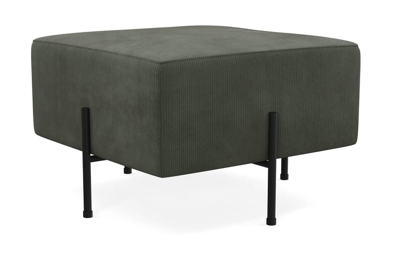 Menard Compact Sittpuff 60 cm Kvadratisk - Mörkgrön - Möbler - Vardagsrum - Stolar & sittmöbler - Sittpuff